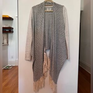 NWOT Lucky Brand Tassel Cardigan